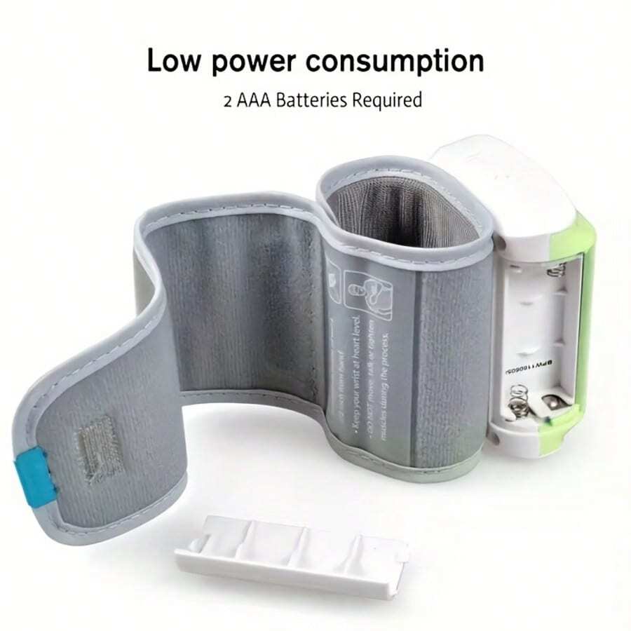 Digital Wrist Blood Pressure Monitor – LCD Screen, Voice, Portable Case