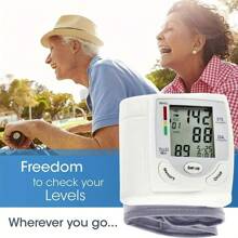 Automatic Wrist Blood Pressure Monitor – Battery Powered