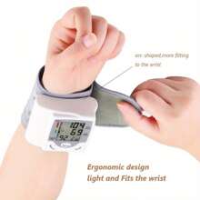 Automatic Wrist Blood Pressure Monitor – Battery Powered