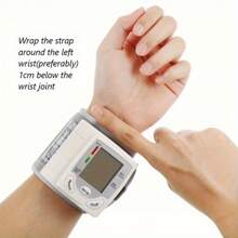 Automatic Wrist Blood Pressure Monitor – Battery Powered
