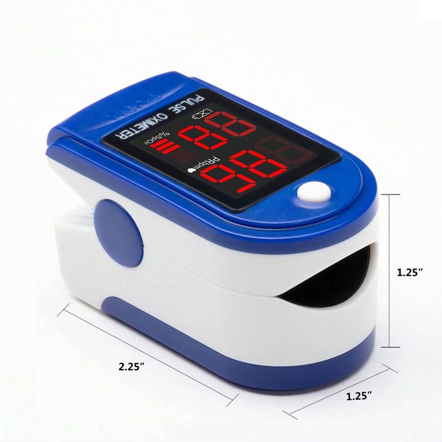 🔥Fingertip Pulse Oximeter – Portable SpO2 & O2 Monitor