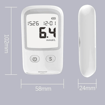 Glucose Monitor Kit – LCD Display, 25 Test Strips & 25 Lancets Included
